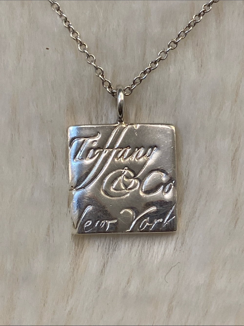 Square Notes Pendant